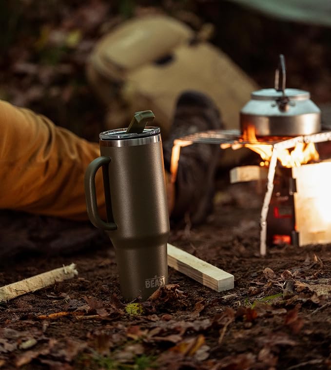 Beast 50 oz Tumbler with Handle Stainless Steel Vacuum Insulated Coffee Ice Cup