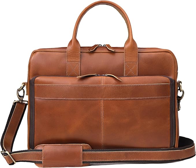 VC VINTAGE COUTURE Leather briefcase bag