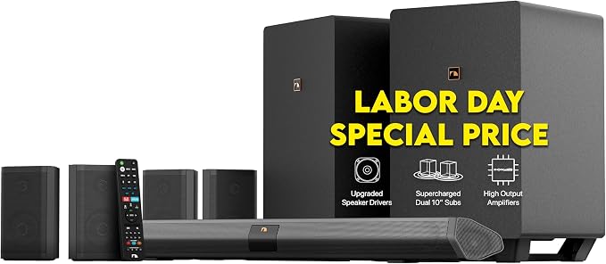 Nakamichi Shockwafe Ultra 9.2.4 Channel Dolby Atmos/DTS:X Soundbar