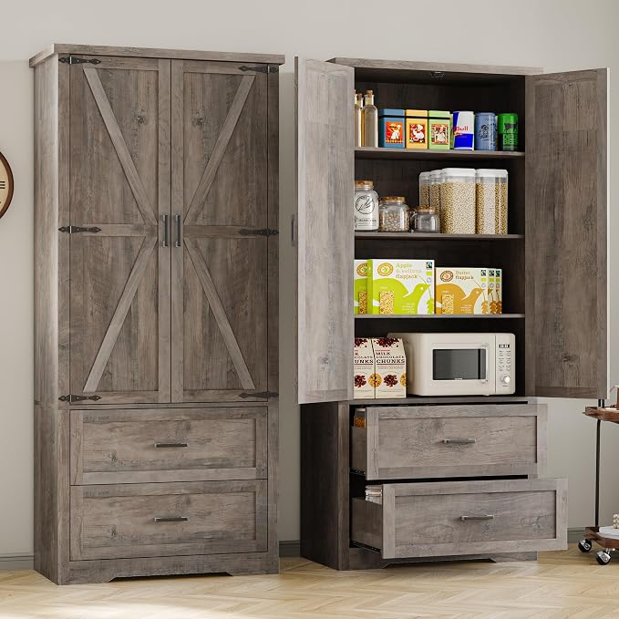 Pantry Organizers and Storage Cabinet