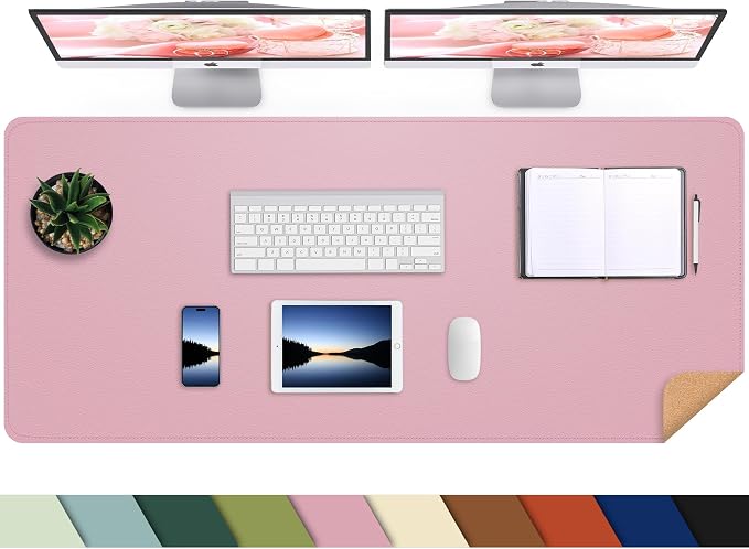 Leather Desk pad Protector, Large Desk mat