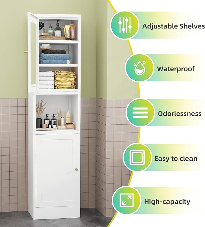 Tall Narrow Storage Cabinet