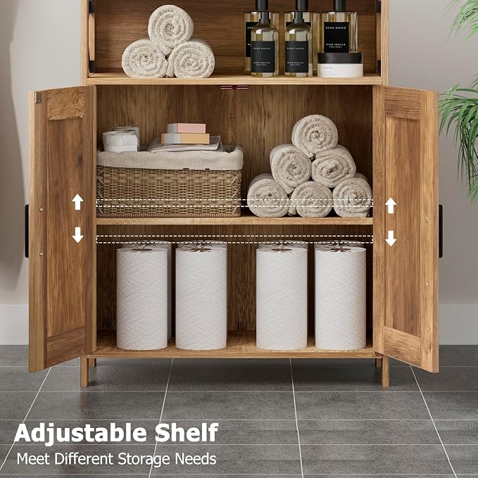 Farmhouse Bathroom Storage Cabinet