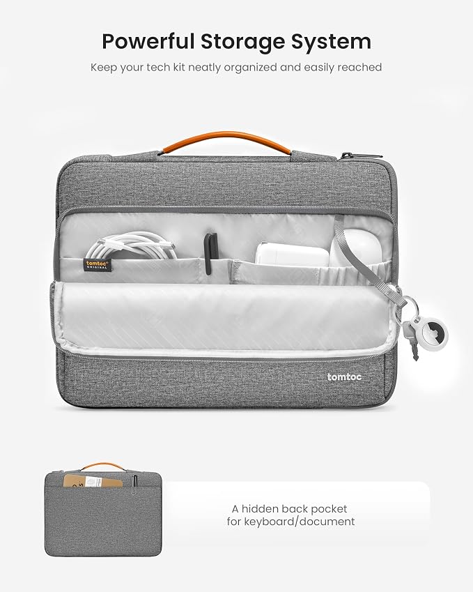 tomtoc 360 Protective Laptop Carrying Case compatible