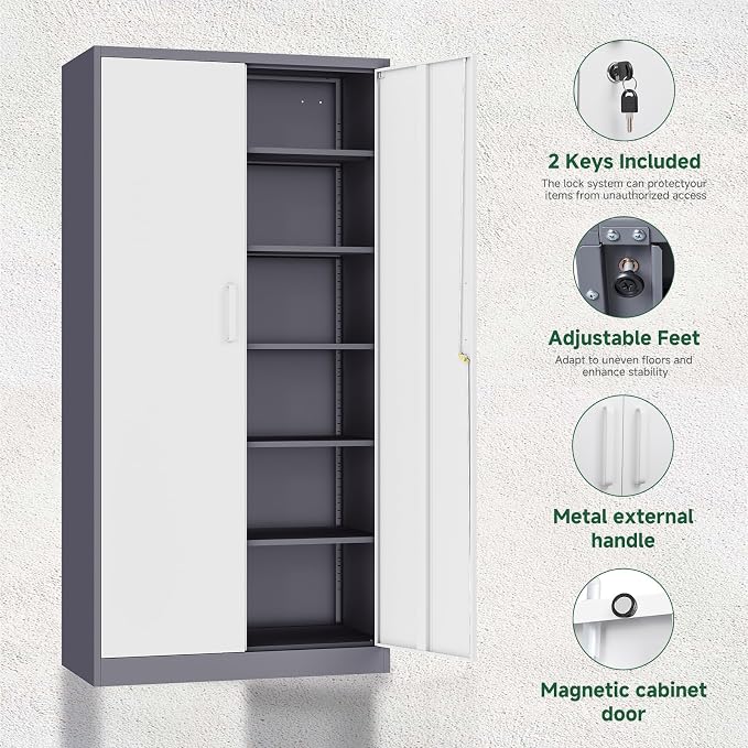 Letaya Metal Storage Cabinet