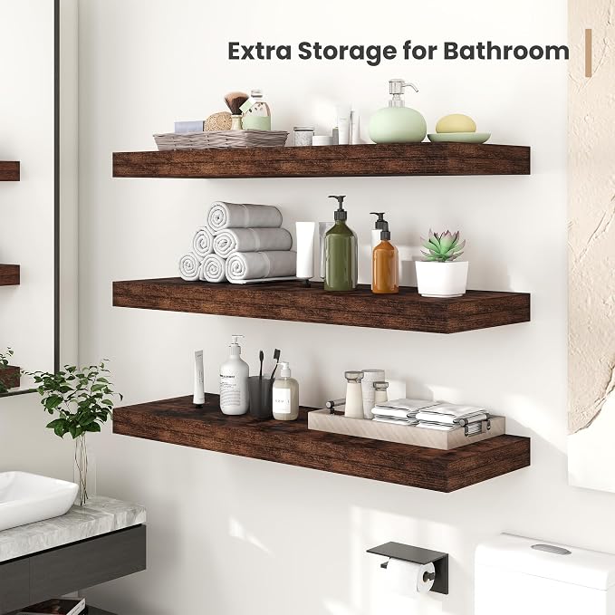 12 Inch Deep Floating Shelves