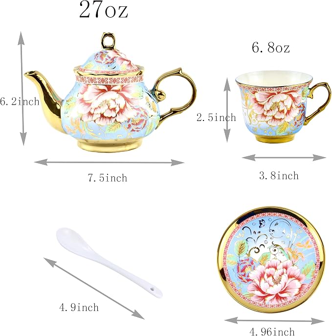 20 Pieces Porcelain Tea Set