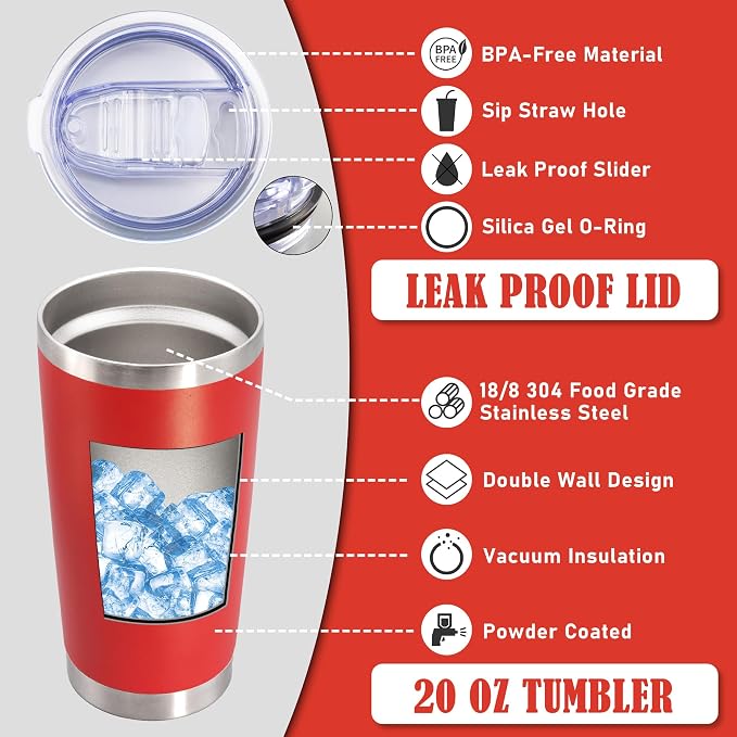 20oz Tumbler Insulated Coffee Tumblers