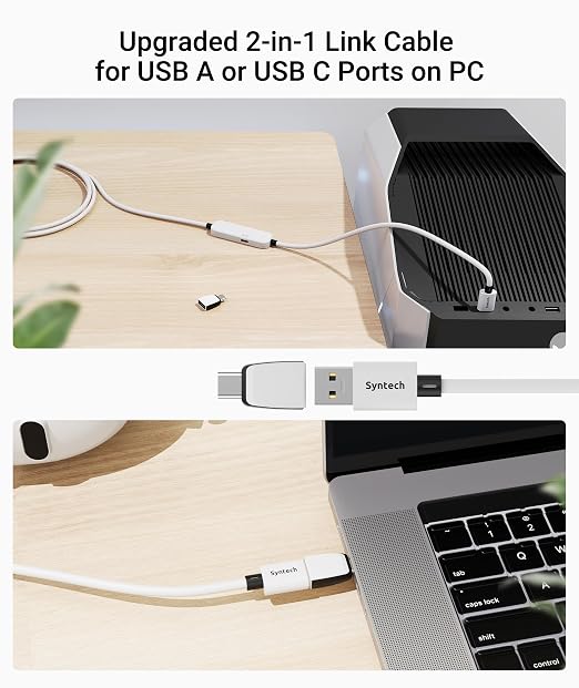 Syntech Link Cable with Charging 20FT Compatible with Oculus/Meta Quest 3S/3
