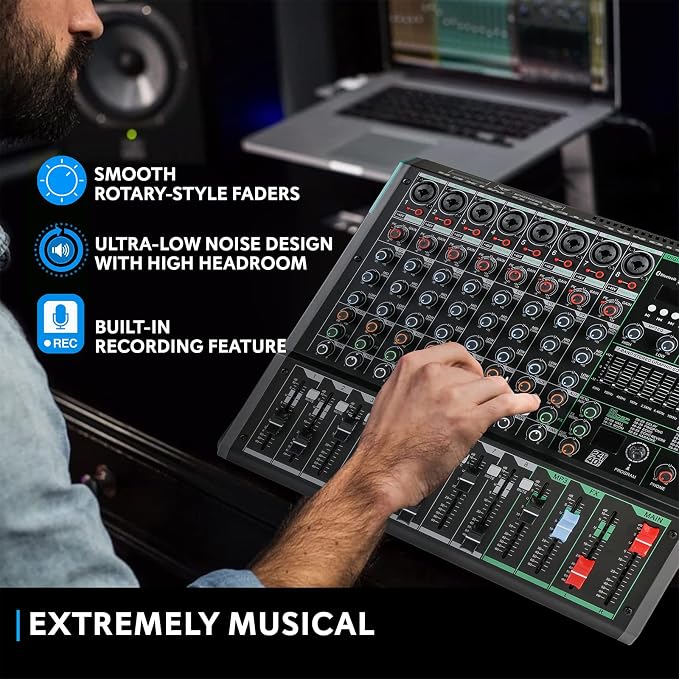 8 Channel Dj Mixer, Dj Board for Pa Stage systems