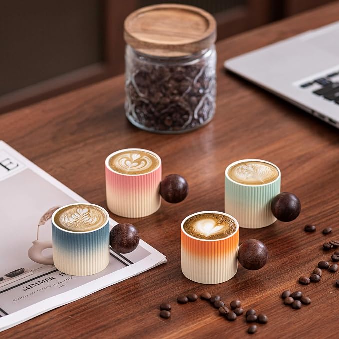 Ceramic Mini Espresso Cups Demitasse Cups