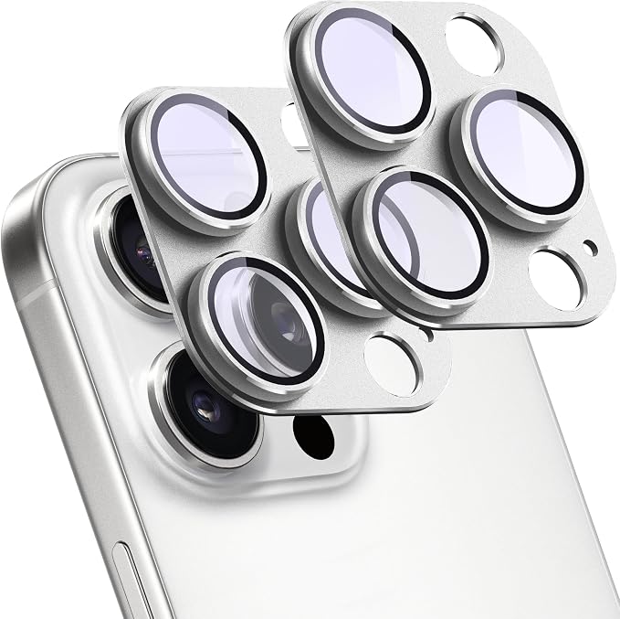2 Pack Camera Lens Protector for iPhone 14 Pro/iPhone 14 Pro Max, AR Tempered