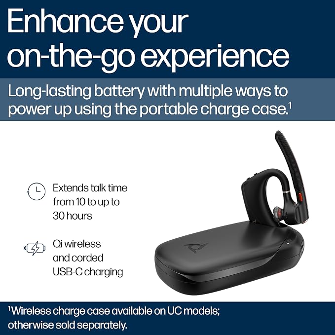 POLY Voyager Legend 50 UC Bluetooth Headset
