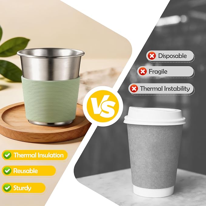 HaWare Stainless Steel Kids Cups