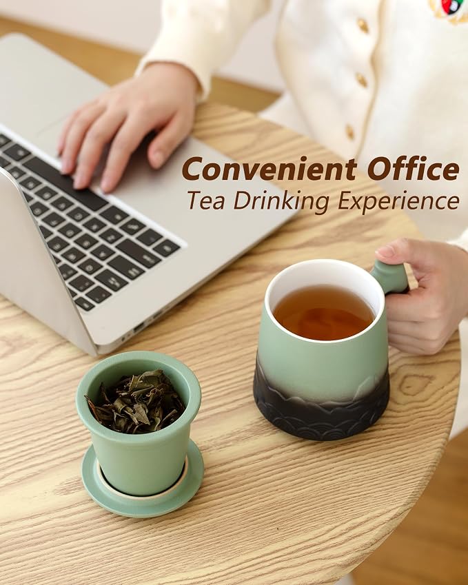 ZENS Tea Mug with Infuser and Lid