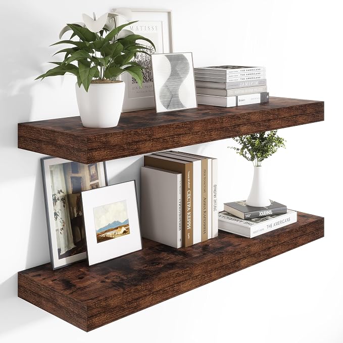 12 Inch Deep Floating Shelves