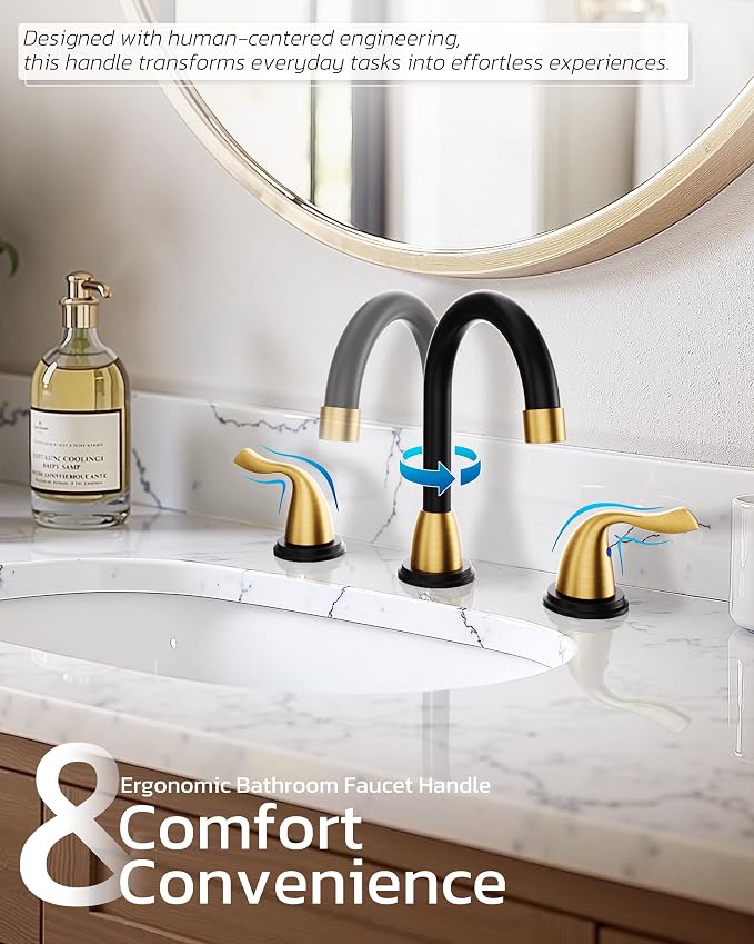 Bathroom Sink Faucet 3 Hole