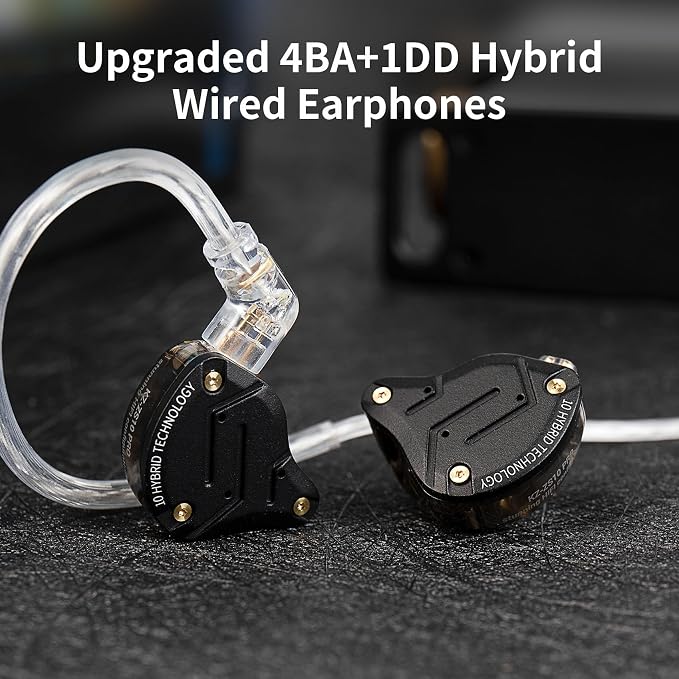 Gaming Earbuds Headphone, KZ ZS10 Pro Gaming