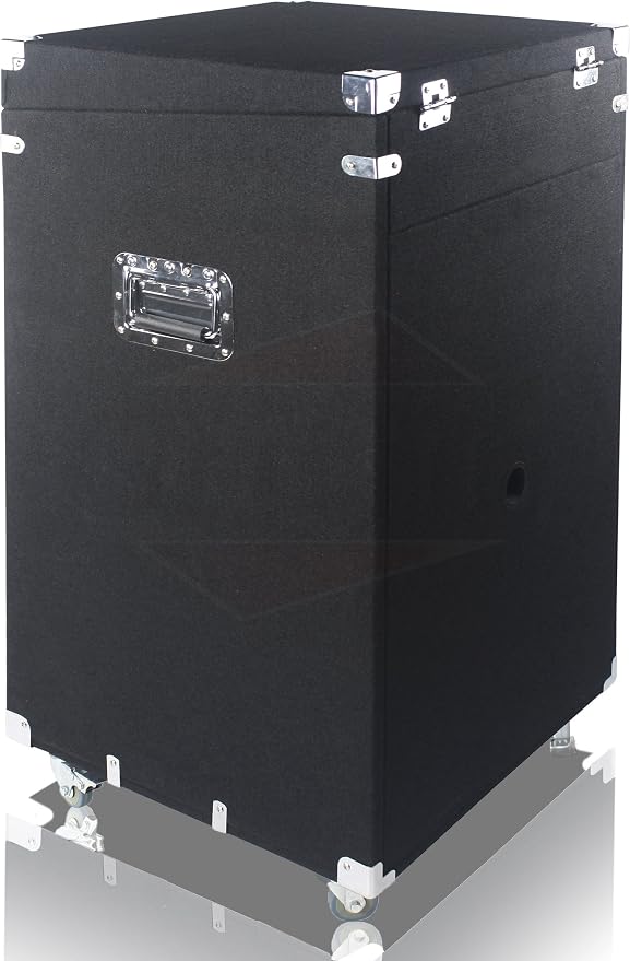 Griffin Rackmount Studio Mixer Flight Road Case – 25U Mount Space Amp Cabinet