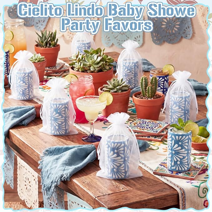 24 Set Cielito Lindo Party Favors, Handleless | Mexican Tequila Shot Glasses
