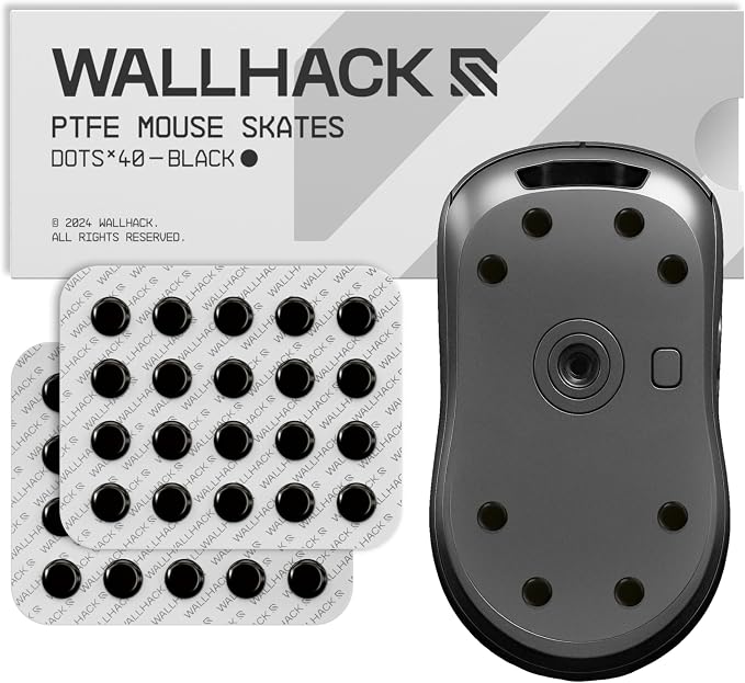 Wallhack PTFE Dot Mouse Skates | Premium Universal Skates