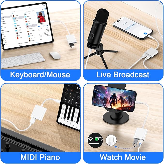 USB C to USB Camera Adapter