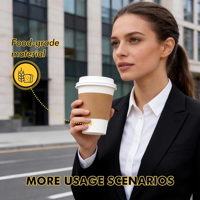 RACETOP 12 oz Paper Coffee Cups