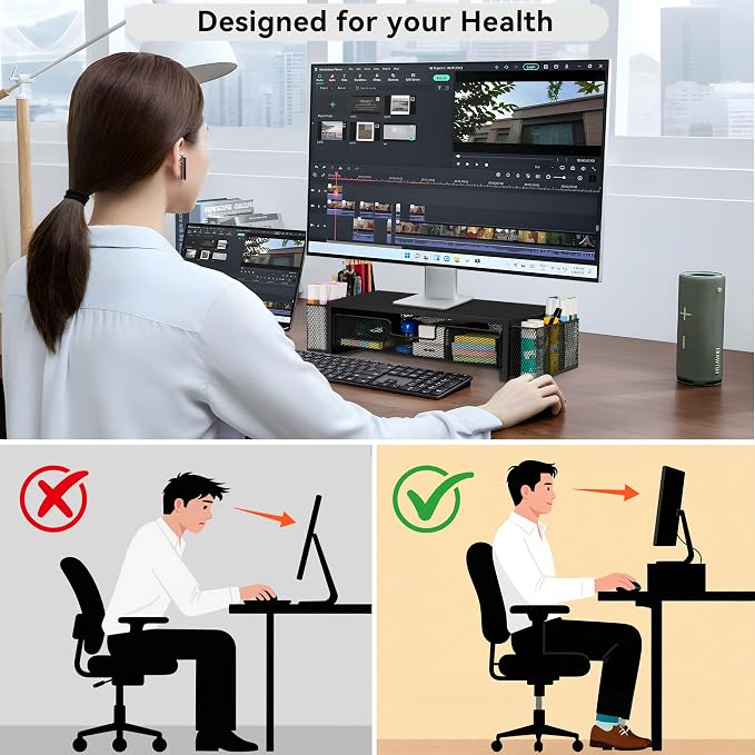 Computer Monitor Stand Riser
