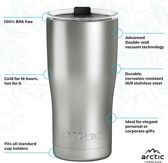 | 20 oz Rose Insulated Tumbler