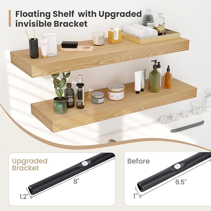 12 Inch Deep Floating Shelves