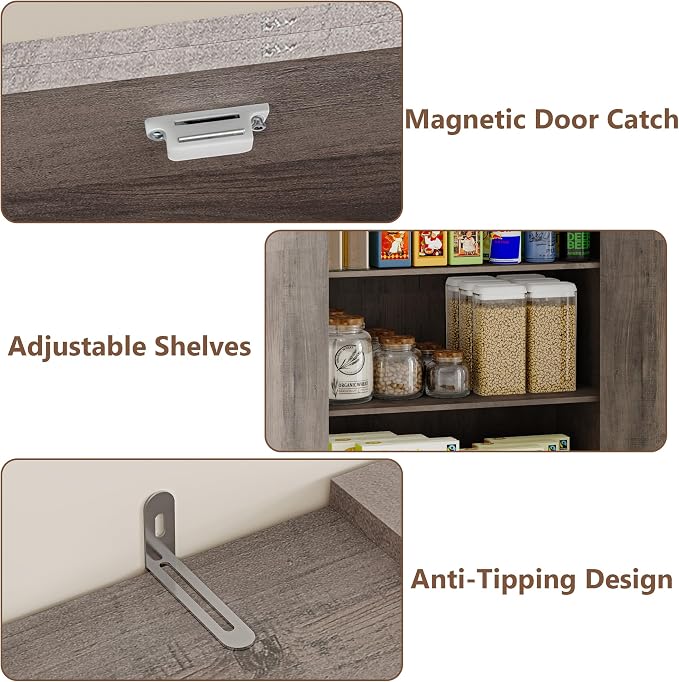 Pantry Organizers and Storage Cabinet