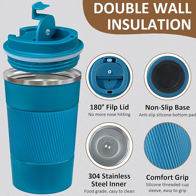 4 Pack Insulated Coffee Mug