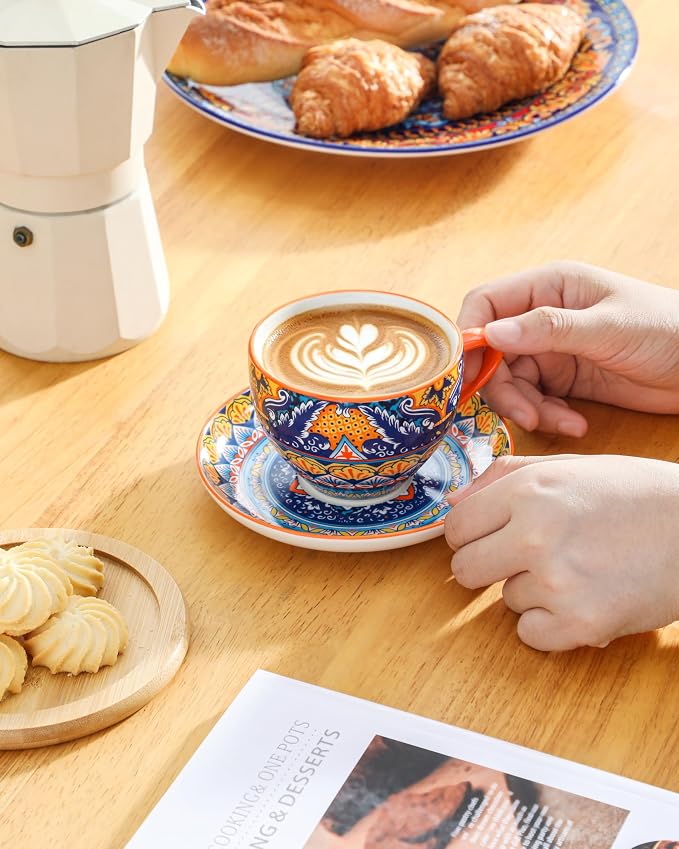 vancasso 8oz Porcelain Cappuccino Cups