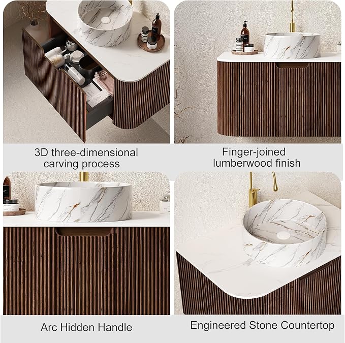 24" Floating Bathroom Vanity
