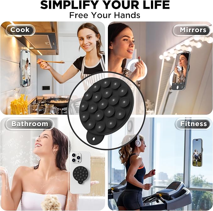 Magnetic Suction Cup Phone Mount