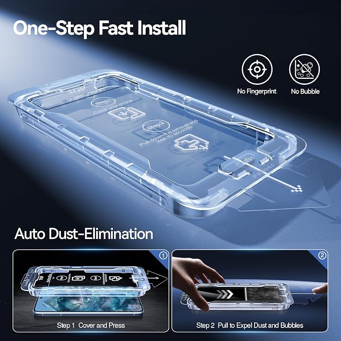 SMARTDEVIL [3+3 Pack Screen Protector