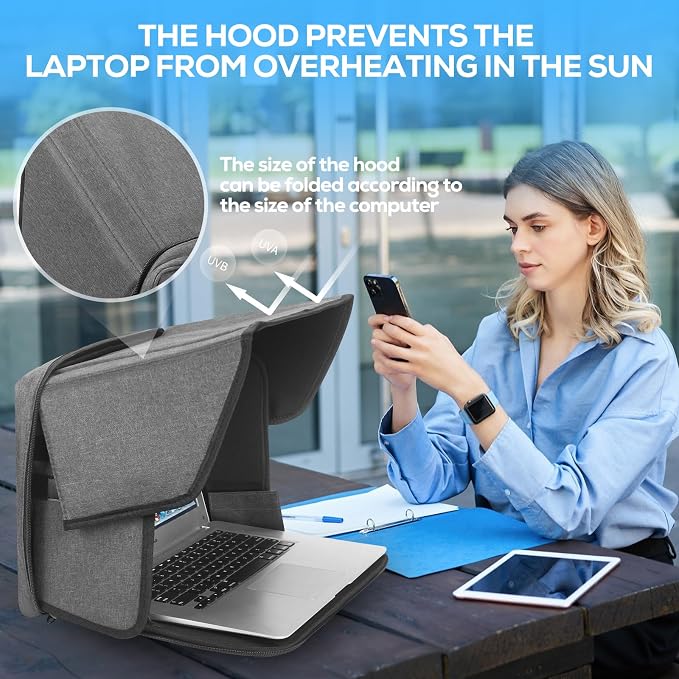 Laptop Sun Shade & Privacy Shield – Premium Physical Filter