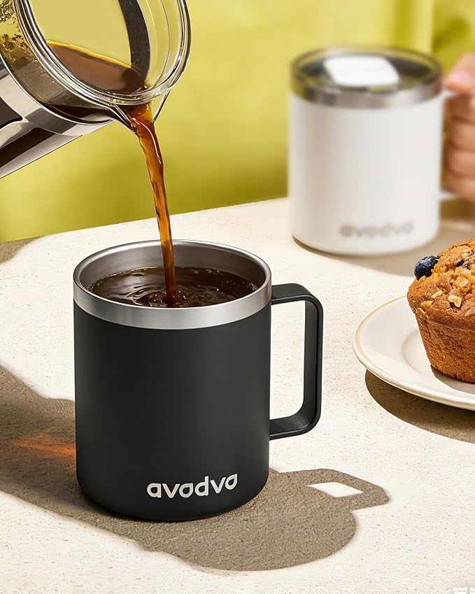 8 Pack 12oz Insulated Coffee Mug