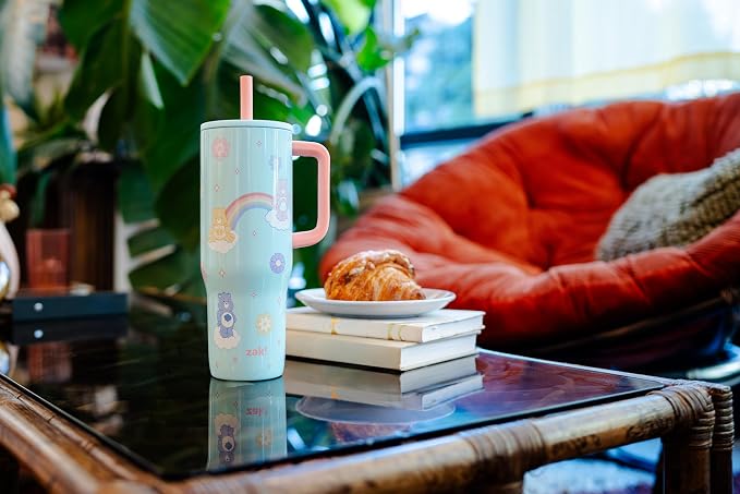 Zak Designs Care Bears 30oz Spill-Proof Insulated Stainless Steel Tumbler | BPA