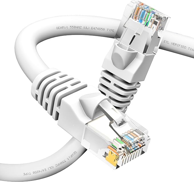 GEARit Cat 6 Ethernet Cable Cat6 Network Patch, Snagless Cord, Internet
