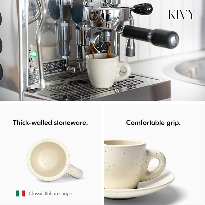 KIVY Espresso Cups Set 4x 3oz