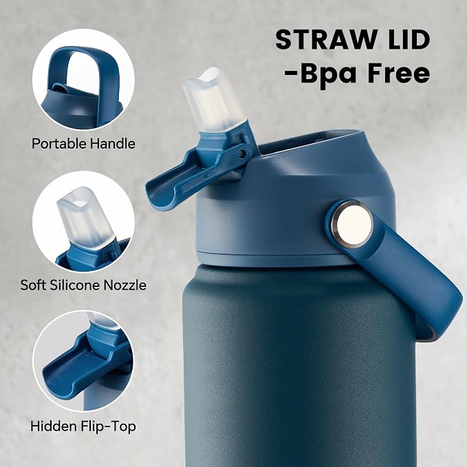 Fijinhom 24 oz Insulated Water Bottle