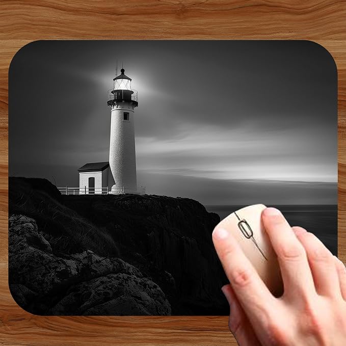 Coastal Shoreline Waves Sandy Beach Theme Mouse Pad Mat Mousepad