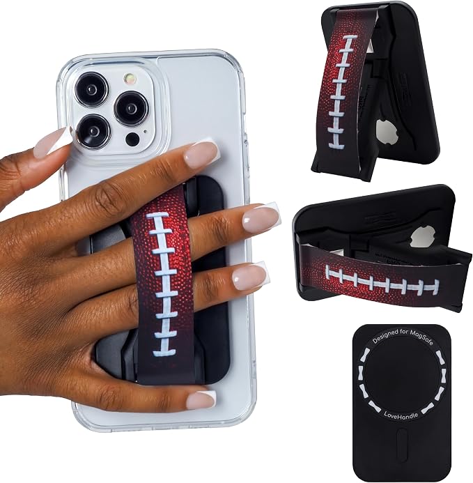 LoveHandle PRO MagSafe Compatible Magnetic Phone Grip w/Kickstand
