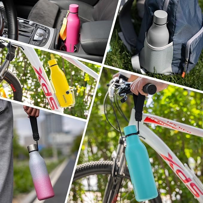 BJPKPK 12oz Insulated Water Bottle, Stainless Steel Bottle