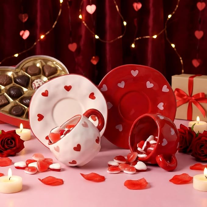 Havawish 2 Pack Valentine's Day Ceramic Coffee Mug