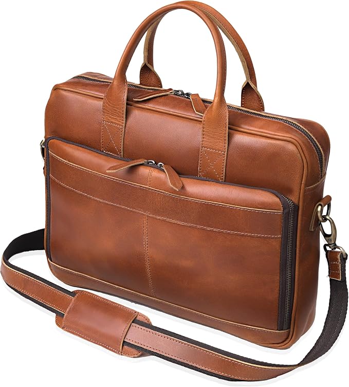 VC VINTAGE COUTURE Leather briefcase bag
