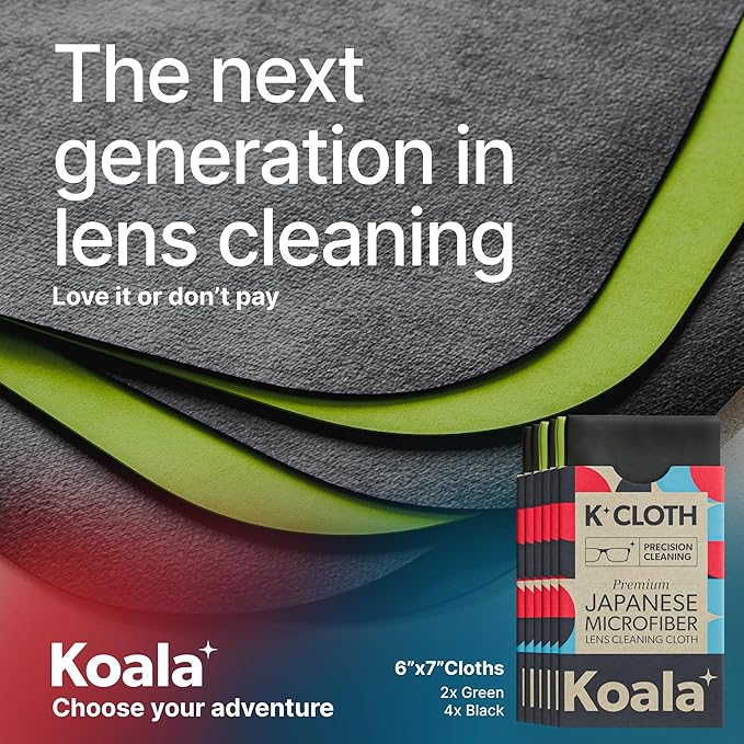 Koala Lens Cleaning Cloth | Japanese Microfiber | Glasses Cleaning Cloths |