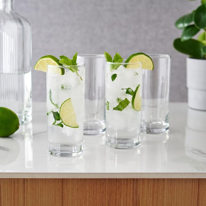 True Highball Glasses, Tall Glass Tumbler