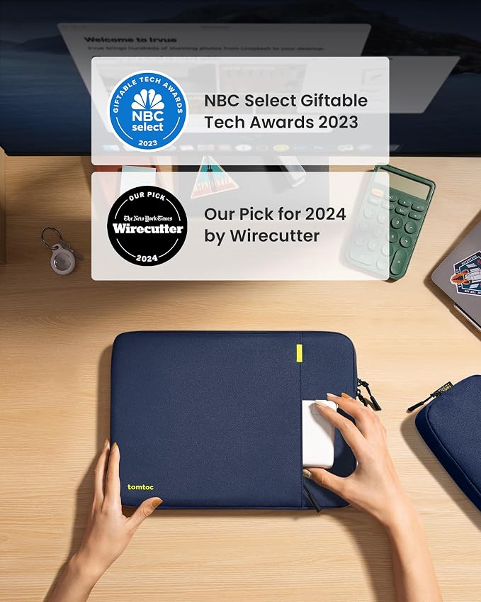 tomtoc 360 Protective Laptop Sleeve Set